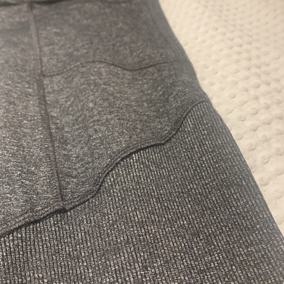 Athletic Leggings with pockets - Heather Dark Grey - Picture 5 of 5